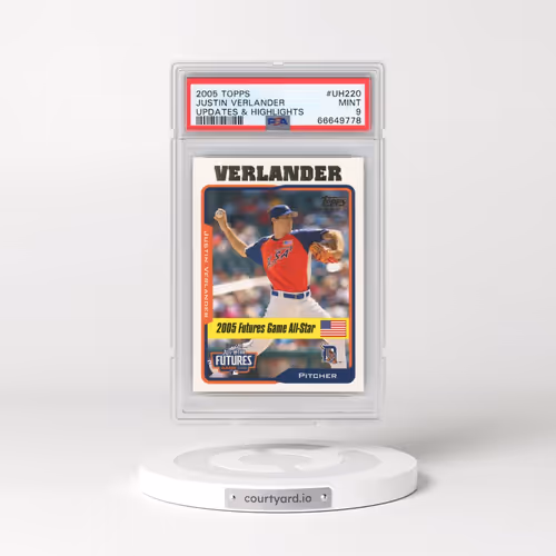 2005 Topps Updates & Highlights #UH220 Justin Verlander (PSA 9 MINT)