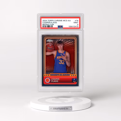 2024 Topps Chrome McDonald's All American #78 Cooper Flagg - Refractor (PSA 9 MINT)