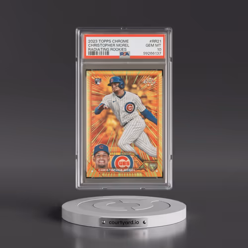 2023 Topps Chrome Radiating Rookies #RR21 Christopher Morel - Update (PSA 10 GEM MINT)