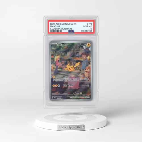 2023 Pokémon Mew EN-151 #173 Pikachu - Illustration Rare (PSA 10 GEM MINT)