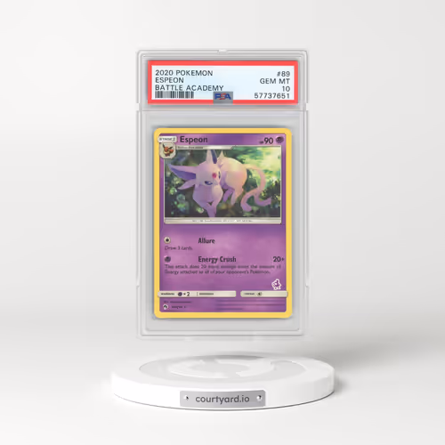 2020 Pokémon Battle Academy #89 Espeon (PSA 10 GEM MINT)