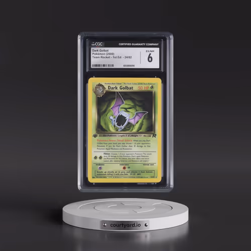 2000 Team Rocket #24/82 Dark Golbat - 1st Edition 1st Edition (CGC 6 EX-NM)