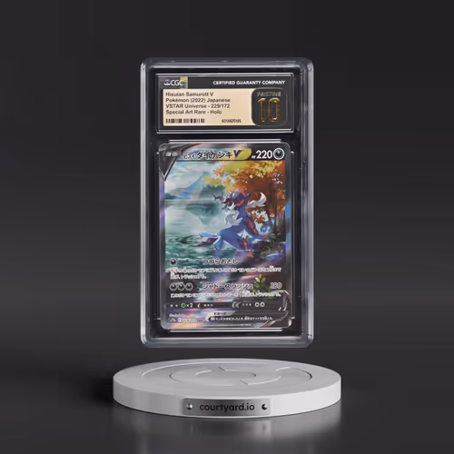 2022 VSTAR Universe #229/172 Hisuian Samurott V - Special Art Rare Holo (CGC 10 PRISTINE)