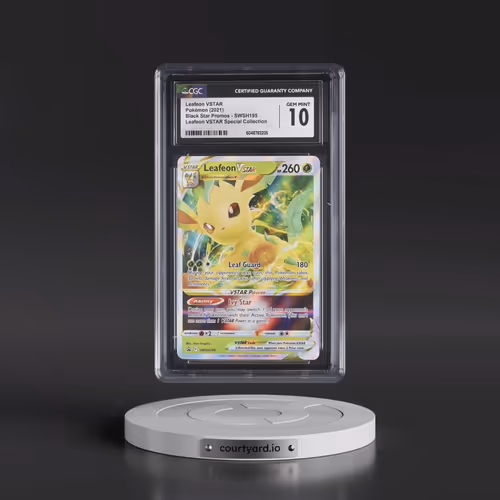 2017 Black Star Promos - Sword & Shield #SWSH195 Leafeon VSTAR - Holo Leafeon VSTAR Special Collecti