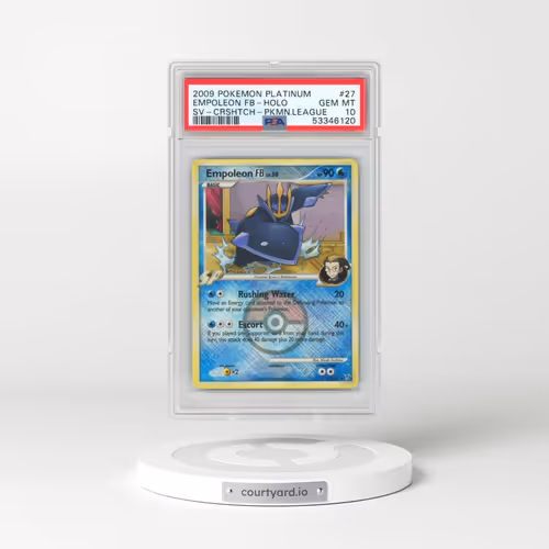2009 Pokémon Platinum Supreme Victors #27 Empoleon FB - Holo Crosshatch-2010 Pokemon League (PSA 10