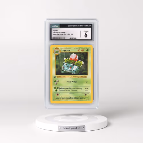 1999 Base Set #30/102 Ivysaur - 1st Edition 1st Edition (CGC 6 EX-NM)