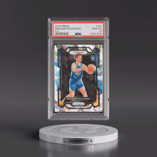 2023 Panini Prizm #147 Brandin Podziemski - Ice (PSA 10 GEM MINT)
