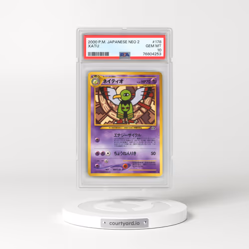 2000 Pokémon Neo 2 #178 Xatu (PSA 10 GEM MINT)