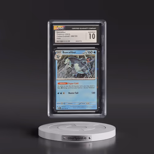 2023 Paldea Evolved - PAL EN #060/193 Baxcalibur - Holo (CGC 10 GEM MINT)