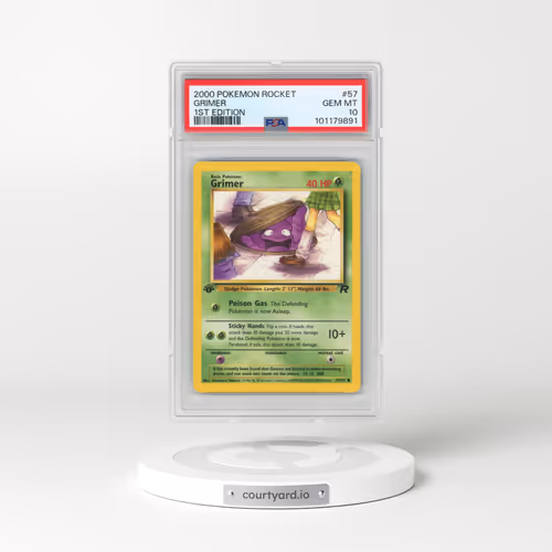 2000 Pokémon Rocket #57 Grimer - 1st Edition (PSA 10 GEM MINT)