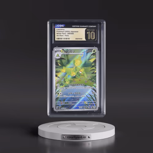 2025 White Flare - sv11W #089/086 Leavanny - Art Rare Holo (CGC 10 PRISTINE)