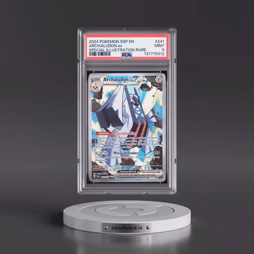 2024 Pokémon Ssp EN-Surging Sparks #241 Archaludon EX - Holo Special Illustration Rare (PSA 9 MINT)