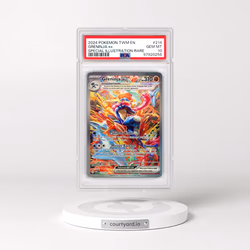2024 Pokémon Twm EN-Twilight Masquerade #214 Greninja EX - Holo Special Illustration Rare (PSA 10 GE