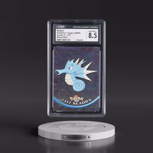 1999 Series 2 (Oval Nintendo Seal) #117 Seadra - Silver Foil (CGC 8.5 NM-MT+)