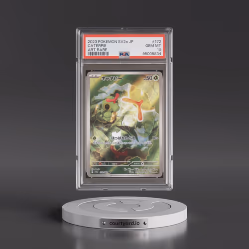 2023 Pokémon Sv2a-Pokemon 151 #172 Caterpie - Art Rare (PSA 10 GEM MINT)