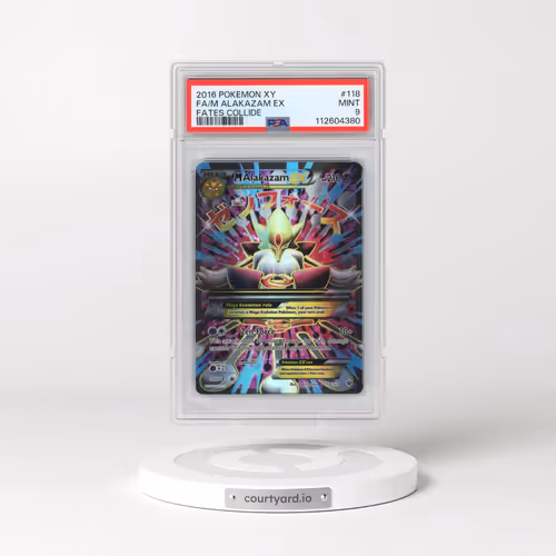 2016 Pokémon XY Fates Collide #118 M Alakazam EX - Holo Full Art (PSA 9 MINT)