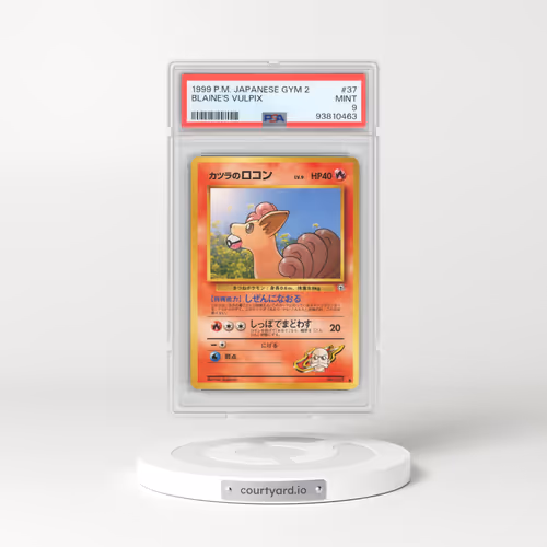 1999 Japanese Gym 2 #37 Blaine's Vulpix (PSA 9 MINT)