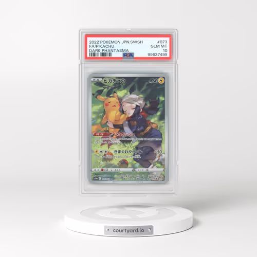 2022 Pokémon Sword & Shield Dark Phantasma #073 Pikachu - Full Art (PSA 10 GEM MINT)