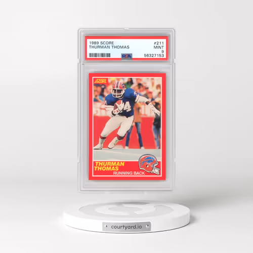 1989 Score #211 Thurman Thomas (PSA 9 MINT)