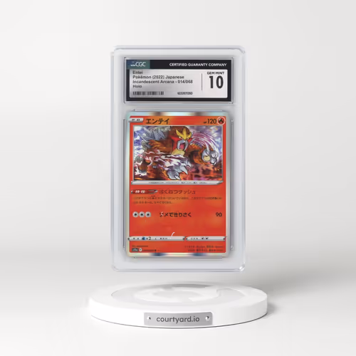 2022 Incandescent Arcana #014/068 Entei - Holo (CGC 10 GEM MINT)
