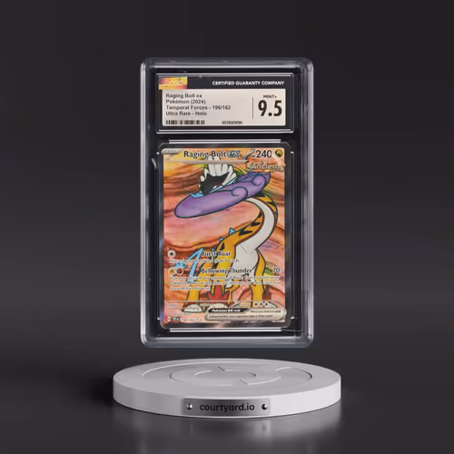 2023 Temporal Forces - TEF EN #196/162 Raging Bolt ex - Ultra Rare Holo (CGC 9.5 MINT+)