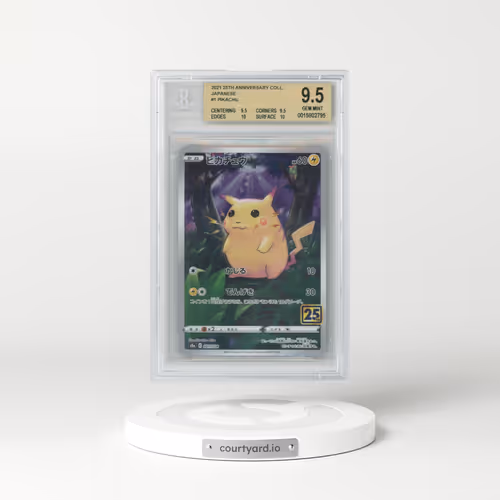 2021 25th Anniversary Collection #001 Pikachu (BGS 9.5 GEM MINT)