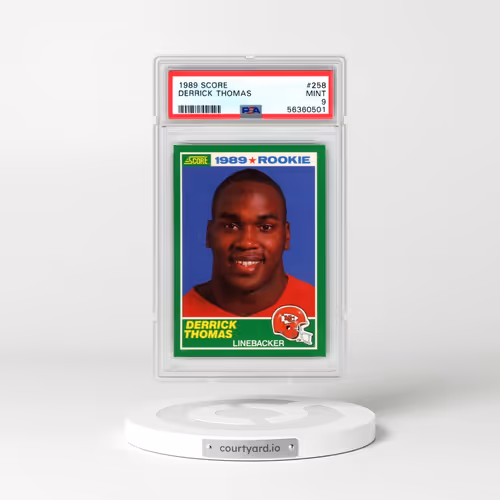 1989 Score #258 Derrick Thomas (PSA 9 MINT)
