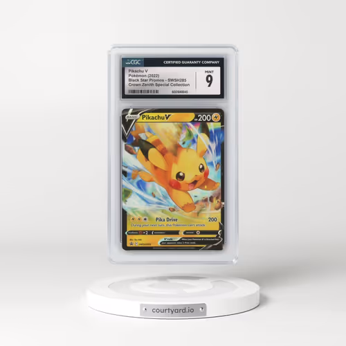 2017 Black Star Promos - Sword & Shield #SWSH285 Pikachu V - Holo Crown Zenith Special Collection (C