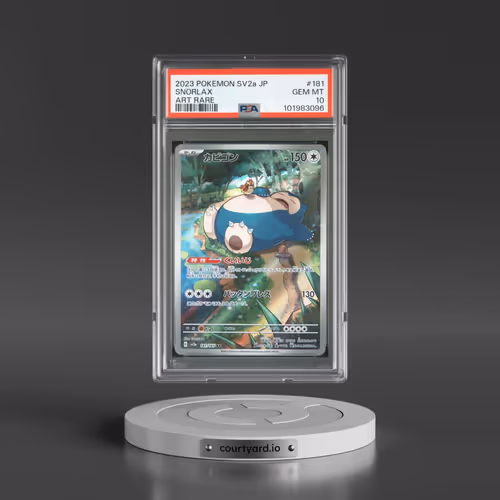 2023 Pokémon Sv2a-Pokemon 151 #181 Snorlax - Art Rare (PSA 10 GEM MINT)