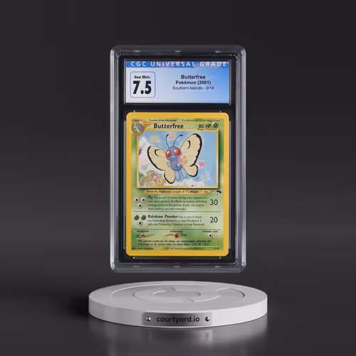 2001 Pokémon Southern Islands Promo #9 Butterfree (CGC 7.5 NM+)