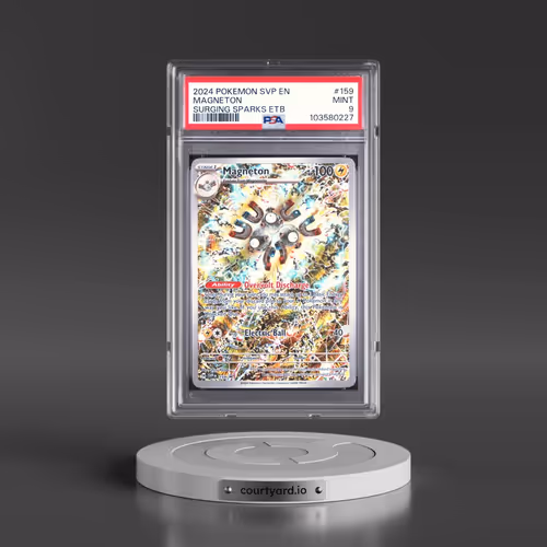 2024 Pokémon Svp EN-SV Black Star Promo #159 Magneton - Surging Sparks Elite Trainer Box (PSA 9 MINT)