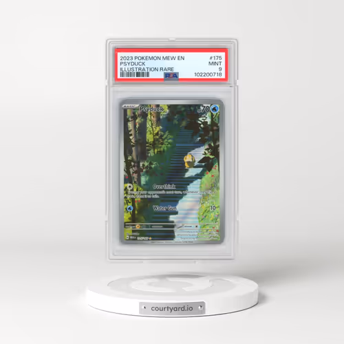 2023 Pokémon Mew EN-151 #175 Psyduck - Illustration Rare (PSA 9 MINT)