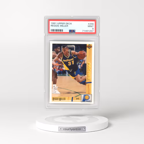 1991 Upper Deck #256 Reggie Miller (PSA 9 MINT)