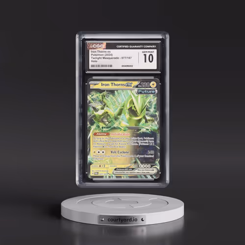 2024 Twilight Masquerade - TWM EN #077/167 Iron Thorns ex - Holo (CGC 10 GEM MINT)