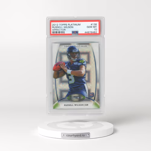 2012 Topps Platinum #138 Russell Wilson - Xfractor (PSA 10 GEM MINT)