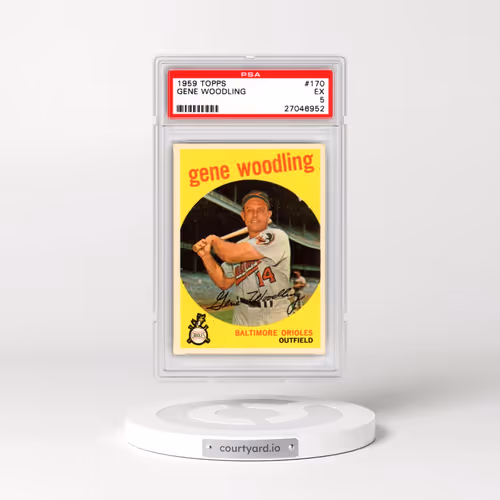 1959 Topps #170 Gene Woodling (PSA 5 EX)