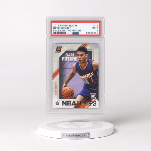 2015 Panini Hoops Faces of the Future #11 Devin Booker (PSA 9 MINT)