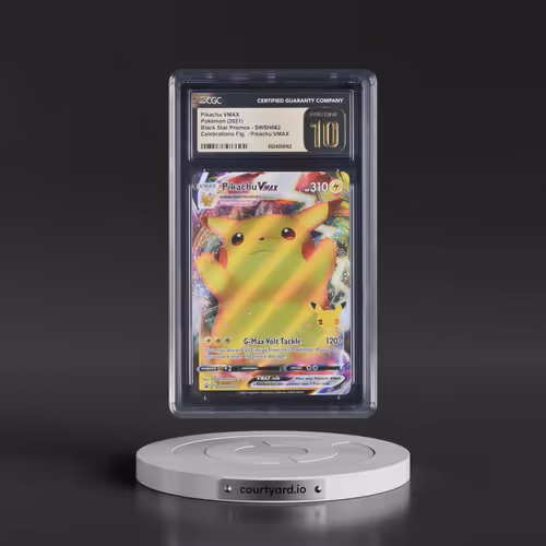 2017 Black Star Promos - Sword & Shield #SWSH062 Pikachu VMAX - Celebrations Premium Figure Coll. -