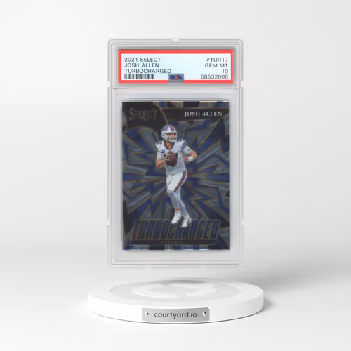 2021 Panini Select Turbocharged #TUR17 Josh Allen (PSA 10 GEM MINT)
