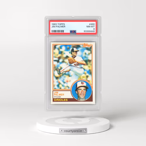 1983 Topps #490 Jim Palmer (PSA 8 NM-MT)