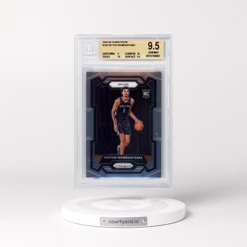 2023 Panini Prizm #136 Victor Wembanyama (BGS 9.5 GEM MINT)