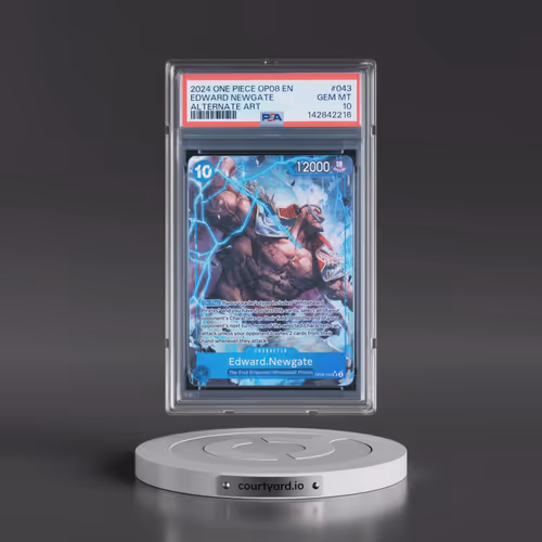 2024 One Piece OP08-Two Legends #043 Edward Newgate - Alternate Art (PSA 10 GEM MINT)