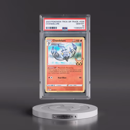 2023 Pokémon Trick or Trade #026 Chandelure (PSA 10 GEM MINT)