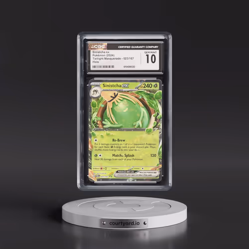2024 Twilight Masquerade - TWM EN #023/167 Sinistcha ex - Holo (CGC 10 GEM MINT)
