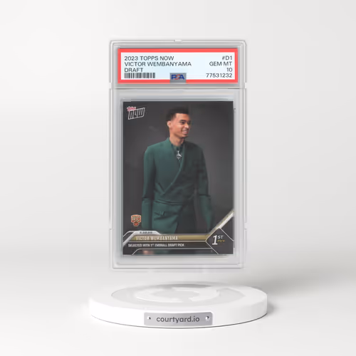 2023 Topps Now Draft #D1 Victor Wembanyama (PSA 10 GEM MINT)