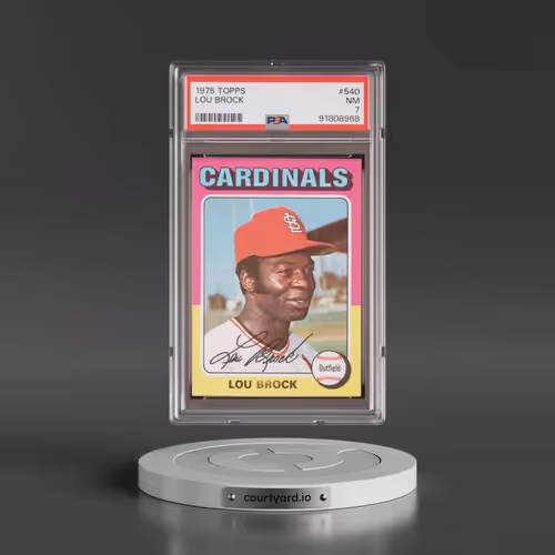 1975 Topps #540 Lou Brock (PSA 7 NM)