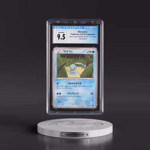 2016 Mythical & Legendary Dream Shine Collection #011/036 Manaphy - 1st Edition Holo (CGC 10 GEM MIN