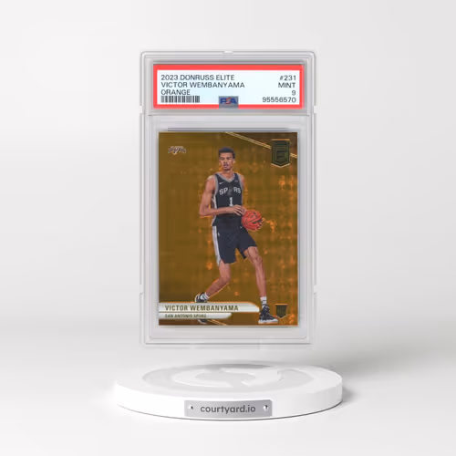 2023 Panini Donruss Elite #231 Victor Wembanyama - Orange (PSA 9 MINT)