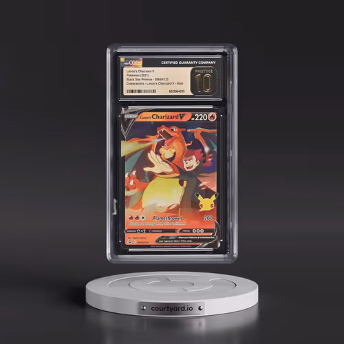 2017 Black Star Promos - Sword & Shield #SWSH133 Lance's Charizard V - Celebrations (Holo) (CGC 10 P
