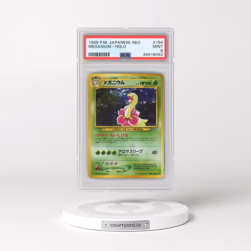 2000 Pokémon Neo #154 Meganium - Holo (PSA 9 MINT)